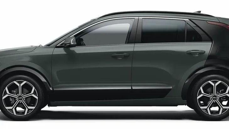 Kia Niro Hybryda - sylwetka boczna